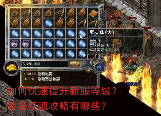 如何快速提升新服等级?装备获取攻略有哪些? 如何快速提升新服等级?装备获取攻略有哪些?
