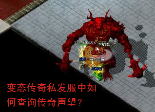 变态传奇私发服中如何查询传奇声望? 变态传奇私发服中如何查询传奇声望?