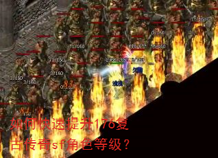 如何快速提升176复古传奇sf角色等级? 如何快速提升176复古传奇sf角色等级?