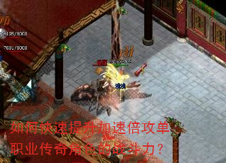 如何快速提升加速倍攻单职业传奇角色的战斗力? 如何快速提升加速倍攻单职业传奇角色的战斗力?