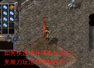 如何快速提升等级与装备?无限刀玩法有哪些技巧? 如何快速提升等级与装备?无限刀玩法有哪些技巧?